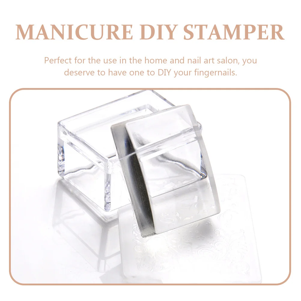 2pcs Square Nail Stamper Durable Manicure Diy Tool Stamping Transfer Supplies For Salon Women Seal Nail Art Stamper
2pcs Square Nail Stamper Durable Manicure Diy Tool Stamping Transfer Supplies For Salon Women Seal Nail Art Stamper