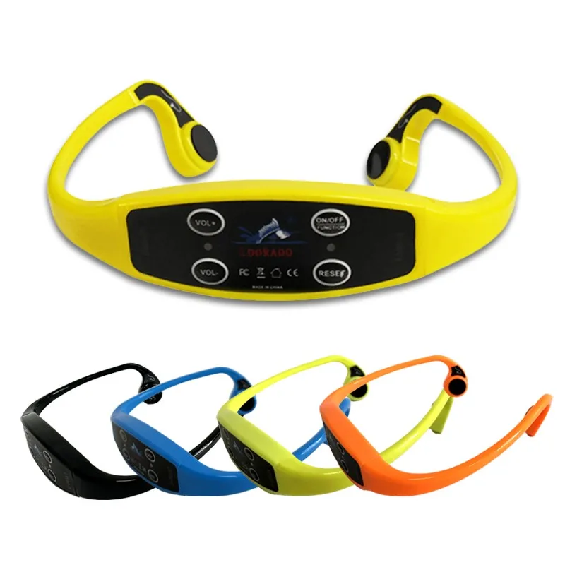 H907 Waterproof Bone Conduction Headphone For Swimming Coaching LED Battery Indicator Training Headset
H907 Waterproof Bone Conduction Headphone For Swimming Coaching LED Battery Indicator Training Headset