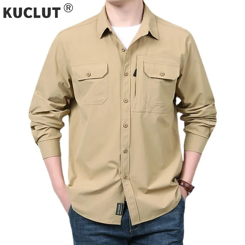 Quality Men's Tactical Shirt Summer Outdoor Quick-drying Breathable Multi-pocket Combat Hiking Fishing Cargo Long Sleeve Shirts
Quality Men's Tactical Shirt Summer Outdoor Quick-drying Breathable Multi-pocket Combat Hiking Fishing Cargo Long Sleeve Shirts