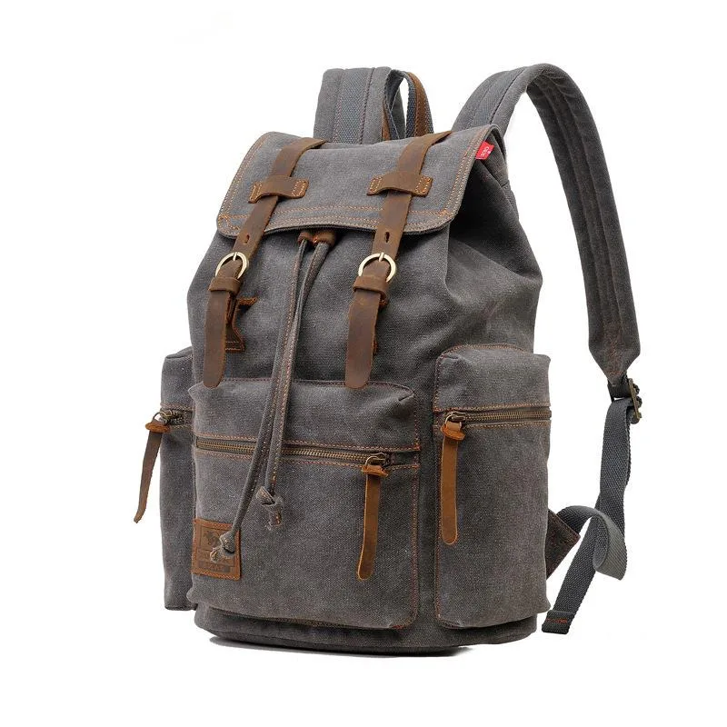 Unisex Canvas Backpack For Students - 15.6 - Inch Laptop - Compatible, Large - Capacity & Euro - American Retro Style
Unisex Canvas Backpack For Students - 15.6 - Inch Laptop - Compatible, Large - Capacity & Euro - American Retro Style