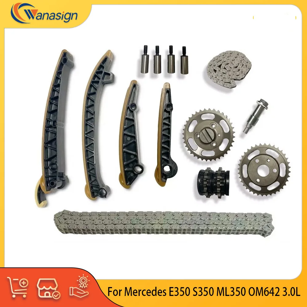 Engine Parts Timing Chain Kit Fit 3.0 L V6 DIESEL OM642 For MERCEDES BENZ SPRINTER VITO VIANO 3.0L 6420521901 A6420502700
Engine Parts Timing Chain Kit Fit 3.0 L V6 DIESEL OM642 For MERCEDES BENZ SPRINTER VITO VIANO 3.0L 6420521901 A6420502700