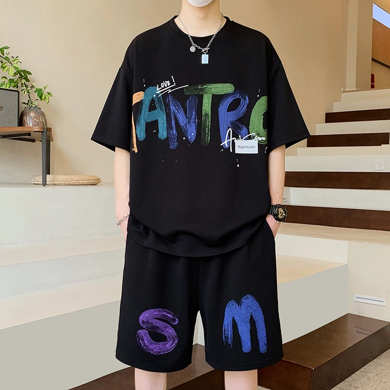 Fashion T-Shirts & Shorts 2025 Summer Two Piece Men's Sets Clothing Youth Streetwear Casual Short Sleeve Top Tees&Pant Tracksuit
Fashion T-Shirts & Shorts 2025 Summer Two Piece Men's Sets Clothing Youth Streetwear Casual Short Sleeve Top Tees&Pant Tracksuit