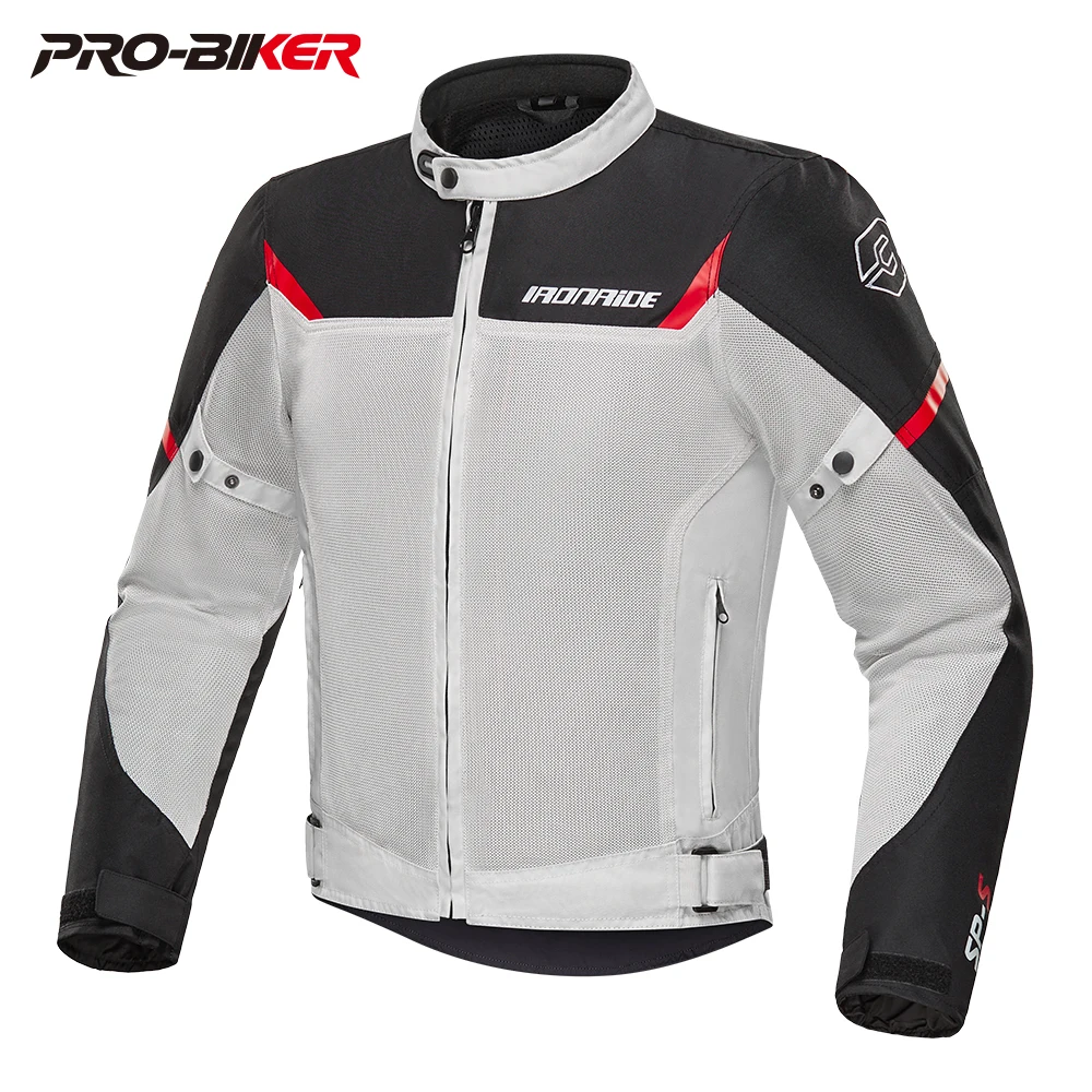 Motorcycle Riding Suit Summer Jacket Men's Built-In Protective Device Night Reflective Motorcycle Jacket