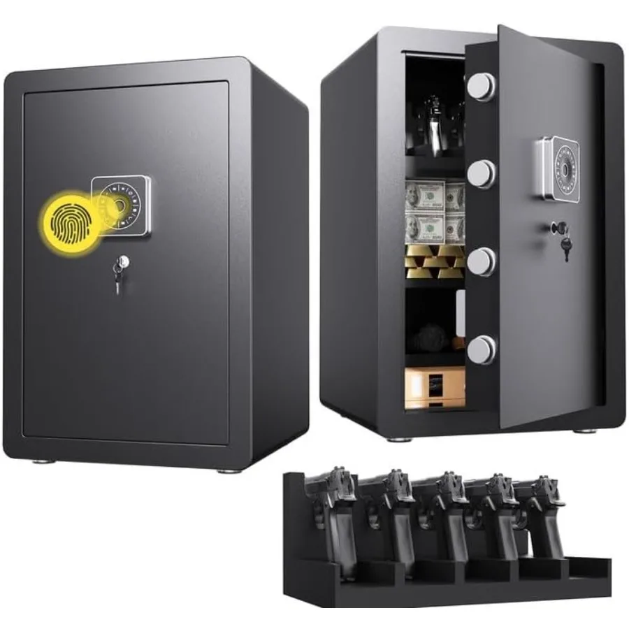 Безопасный металлический огнестойкий сейф для домашнего использования с биометрической аутентификацией отпечатков пальцев, емкостью 3,4 кубических футов для хранения фотографий
Безопасный металлический огнестойкий сейф для домашнего использования с биометрической аутентификацией отпечатков пальцев, емкостью 3,4 кубических футов для хранения фотографий