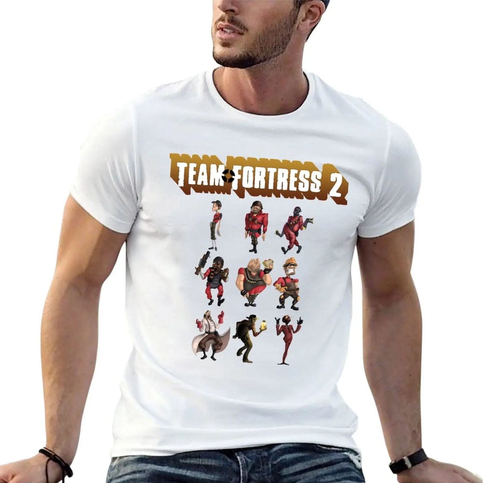 Team Fortress 2 - All Characters / Classes with TF2 Logo T-Shirt essential t shirt funny t shirts cotton T-Shirt
Team Fortress 2 - All Characters / Classes with TF2 Logo T-Shirt essential t shirt funny t shirts cotton T-Shirt