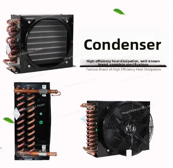 1/2HP condenser has a cooling area of 4.4 square feet. The evaporator is a radiator.
1/2HP condenser has a cooling area of 4.4 square feet. The evaporator is a radiator.