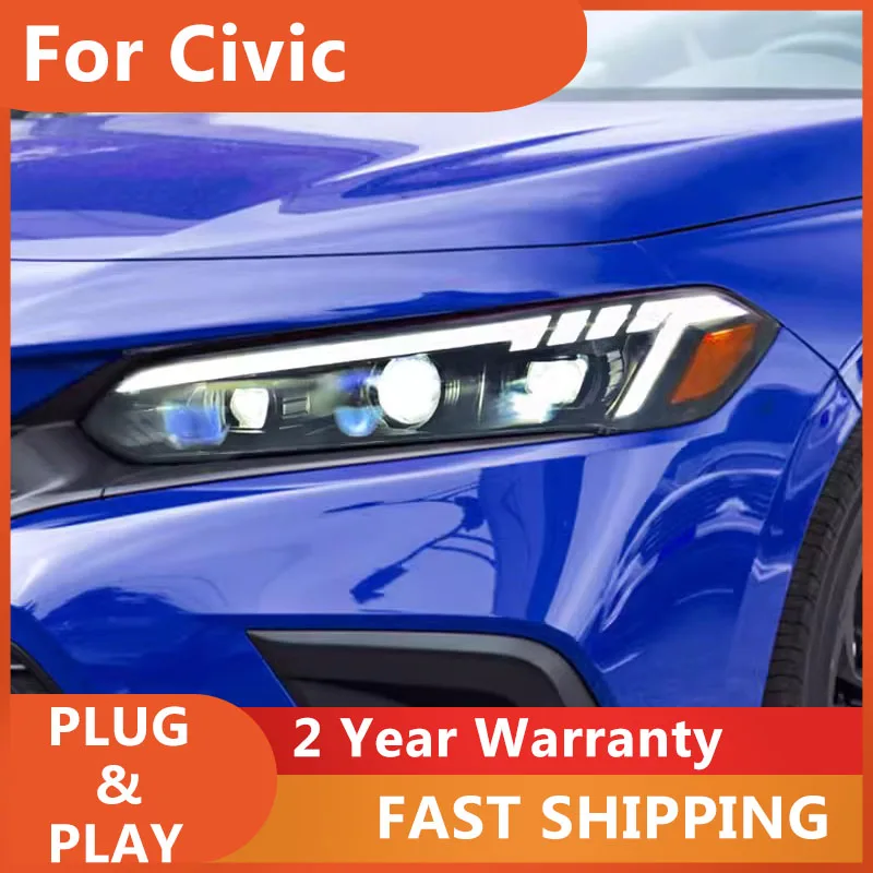 Car Accessories for Honda Civic Head Light 2022 Civic Headlight DRL Turn Signal Low High Beam Projector Lens
Car Accessories for Honda Civic Head Light 2022 Civic Headlight DRL Turn Signal Low High Beam Projector Lens