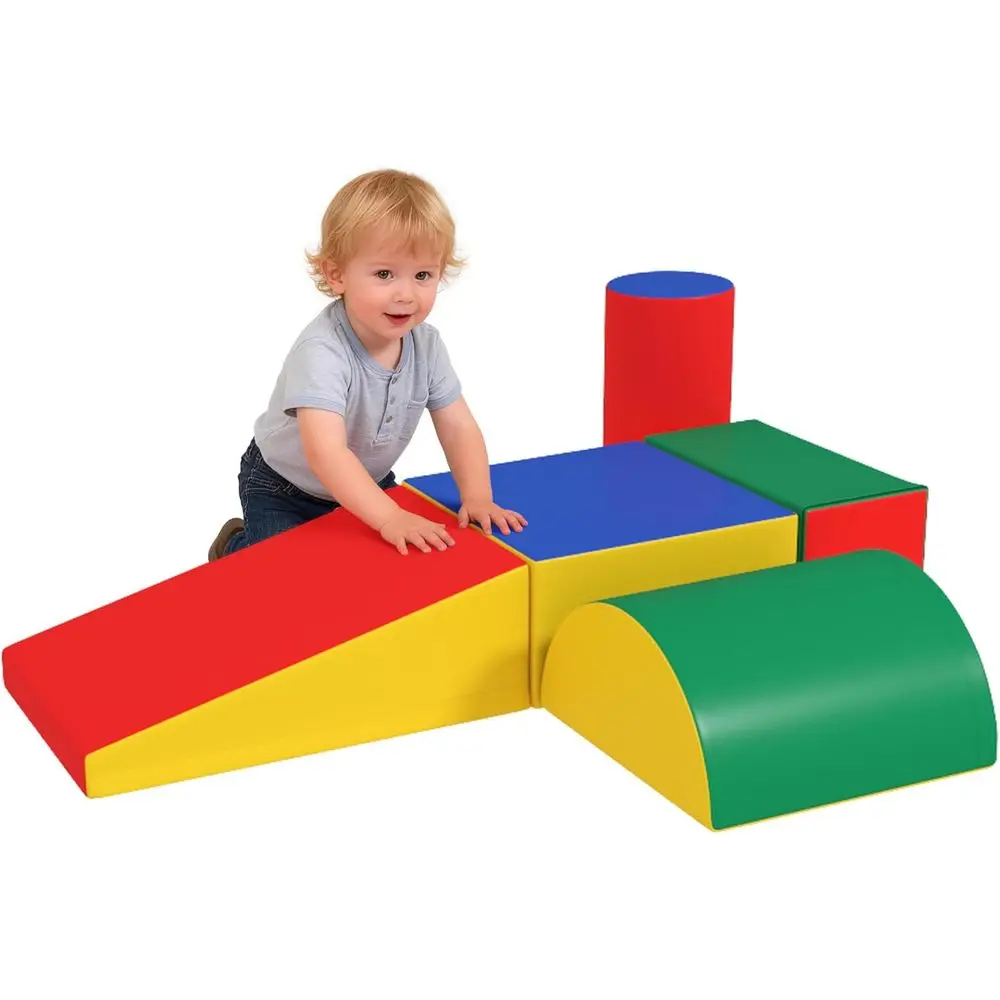 5-Piece Climbing and Activity Play Set for Babies and Toddlers, Indoor Play Equipment for Kids and Preschoolers
5-Piece Climbing and Activity Play Set for Babies and Toddlers, Indoor Play Equipment for Kids and Preschoolers