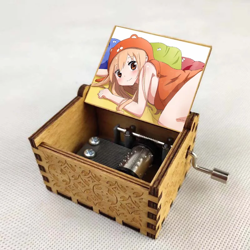 Новый дизайн аниме Himouto! Винтажная Механическая деревянная музыкальная шкатулка, деревянные поделки, детская игрушка, подарок на Новый год, подарки на день рождения 
Новый дизайн аниме Himouto! Винтажная Механическая деревянная музыкальная шкатулка, деревянные поделки, детская игрушка, подарок на Новый год, подарки на день рождения