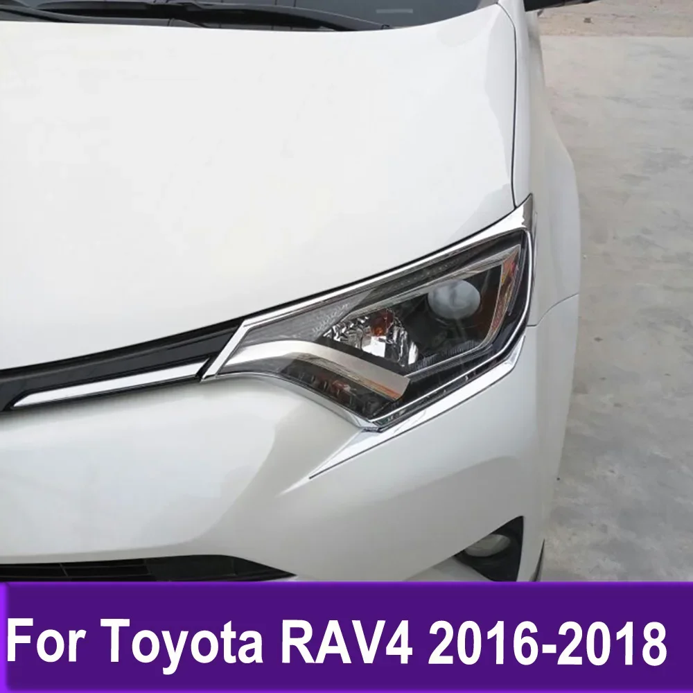 Accessories For Toyota RAV4 RAV 4 2016 2017 2018 Chrome Front Headlight Lamp Eyebrow Trim Cover Sticker Decoration
Accessories For Toyota RAV4 RAV 4 2016 2017 2018 Chrome Front Headlight Lamp Eyebrow Trim Cover Sticker Decoration