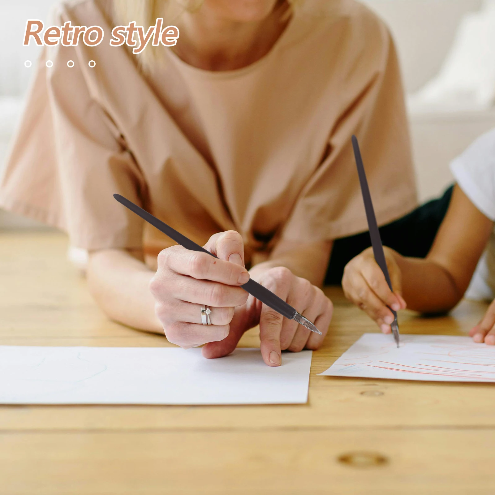 5pcs Vintage Wooden Dip Pen Steel Nib For Calligraphy Drawing Writing Art Gothic Tibetan Scripts Easy Clean
5pcs Vintage Wooden Dip Pen Steel Nib For Calligraphy Drawing Writing Art Gothic Tibetan Scripts Easy Clean