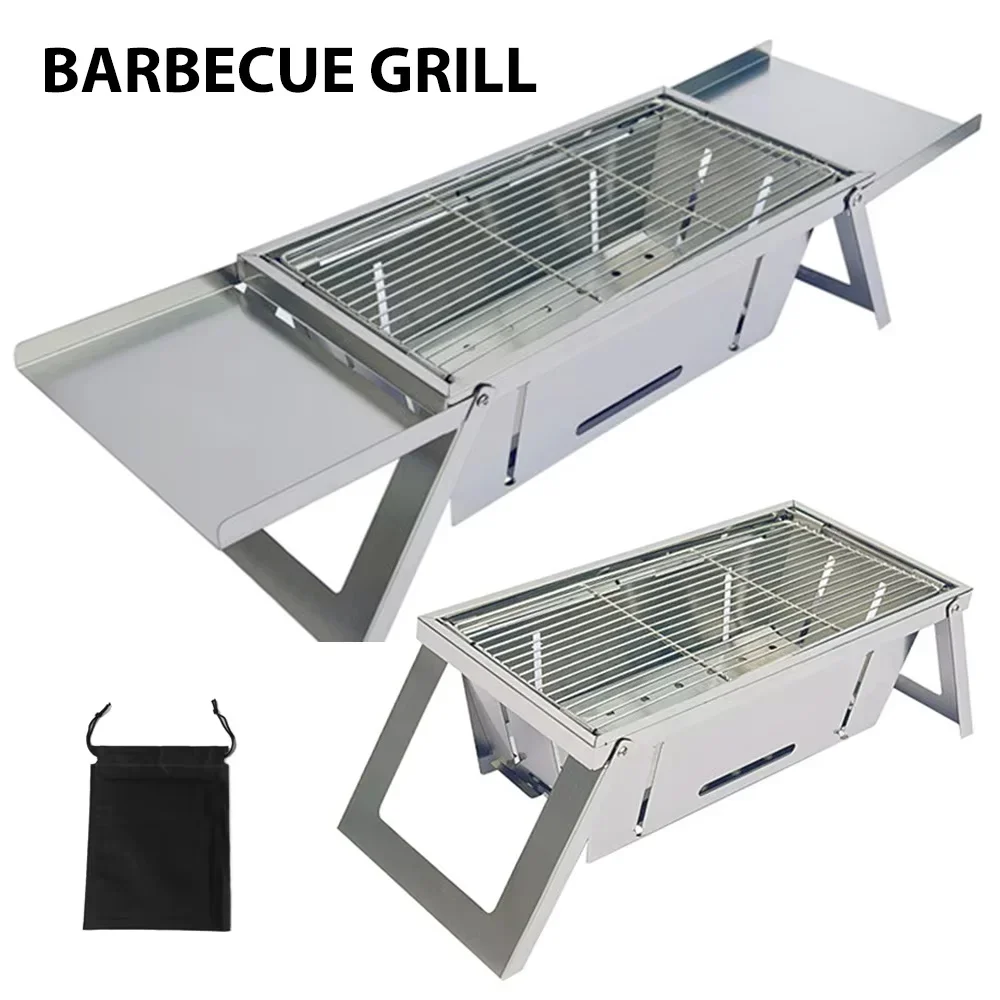 Stainless Steel Portable Folding BBQ Grill, Compact Charcoal Stove for Camping & Picnic
Stainless Steel Portable Folding BBQ Grill, Compact Charcoal Stove for Camping & Picnic