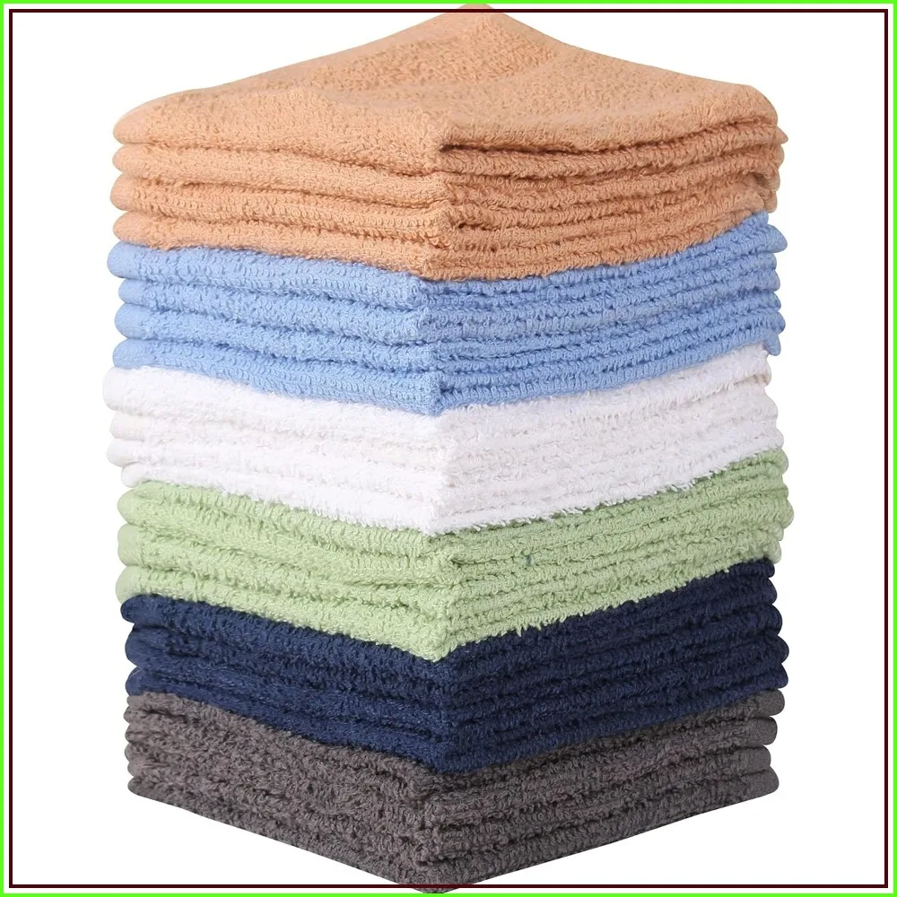 24 Pack Cotton Wash Cloths - Soft Flannel Face Towels, Highly Absorbent Multi-Color Set
24 Pack Cotton Wash Cloths - Soft Flannel Face Towels, Highly Absorbent Multi-Color Set