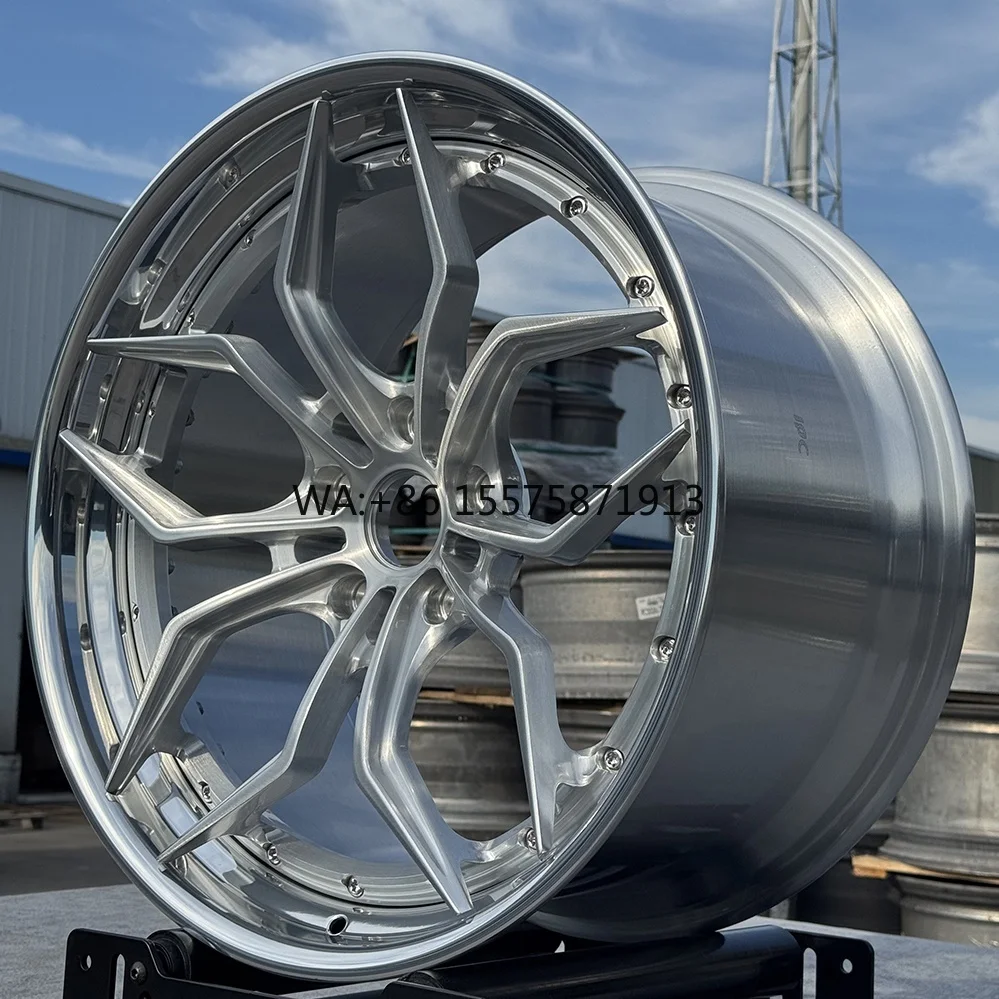 Wheel Forged 2 Piece Car Wheel Rims 18 19 20 21 22 23 24 26 Inch 5x130 6061-T6 Alloy Custom Brushed Car Wheels For Porsche Tayca
Wheel Forged 2 Piece Car Wheel Rims 18 19 20 21 22 23 24 26 Inch 5x130 6061-T6 Alloy Custom Brushed Car Wheels For Porsche Tayca