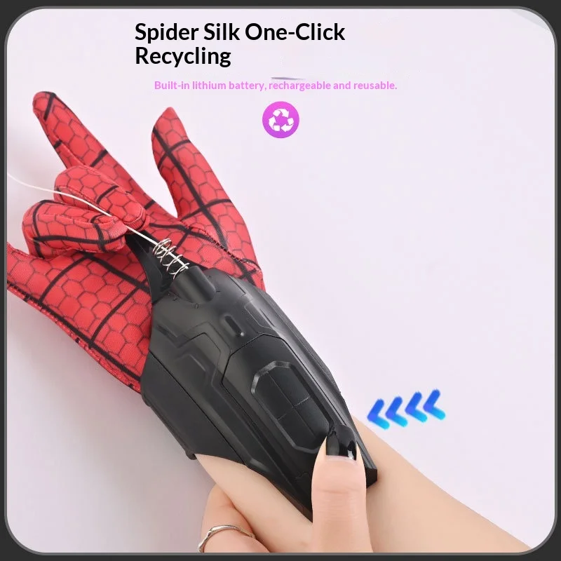 Шелковые перчатки Marvel «Человек-паук» для детей и мальчиков, черный шелковый распылитель, игрушка, аксессуар для экшн-фигурки, оригинальный продукт Marvel
Шелковые перчатки Marvel «Человек-паук» для детей и мальчиков, черный шелковый распылитель, игрушка, аксессуар для экшн-фигурки, оригинальный продукт Marvel