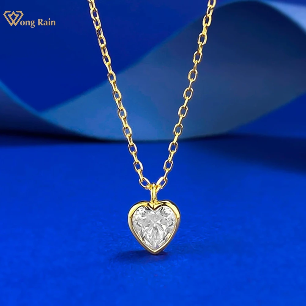 Wong Rain Solid 925 Sterling Silver Heart Cut 7 MM Lab Sapphire Gemstone Pendant Necklace Fine Jewelry for Women Gifts Wholesale
Wong Rain Solid 925 Sterling Silver Heart Cut 7 MM Lab Sapphire Gemstone Pendant Necklace Fine Jewelry for Women Gifts Wholesale