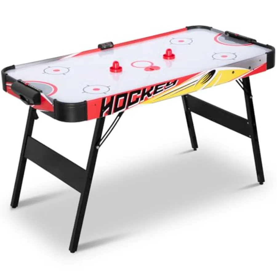 58-дюймовый складной стол для аэрохоккея со светодиодной подсветкой, складная конструкция, 2 шайбы, 2 толкателя, мощный мотор, игровой набор для взрослых и дома
58-дюймовый складной стол для аэрохоккея со светодиодной подсветкой, складная конструкция, 2 шайбы, 2 толкателя, мощный мотор, игровой набор для взрослых и дома