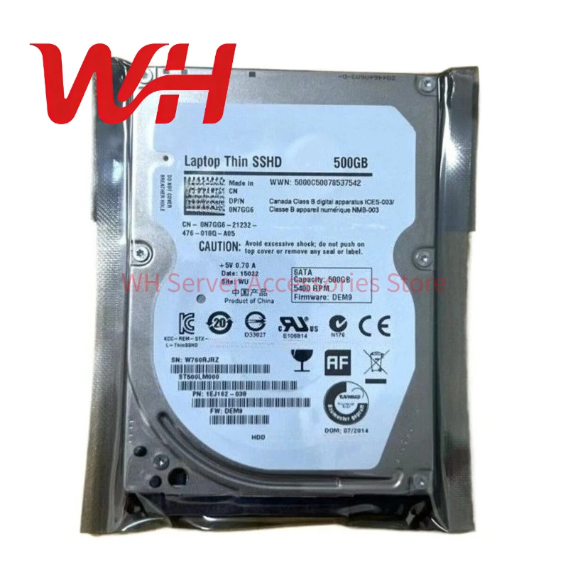 for Seagate 2.5" Laptop Thin SSHD 500GB ST500LM000 5400RPM 8GB Hybrid Hard Disk Drive
for Seagate 2.5" Laptop Thin SSHD 500GB ST500LM000 5400RPM 8GB Hybrid Hard Disk Drive