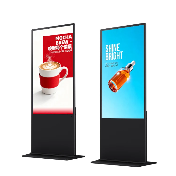 Indoor LCD Advertisement Display Screens Floor Standing Touch Screen Digital Signage Advertising
Indoor LCD Advertisement Display Screens Floor Standing Touch Screen Digital Signage Advertising