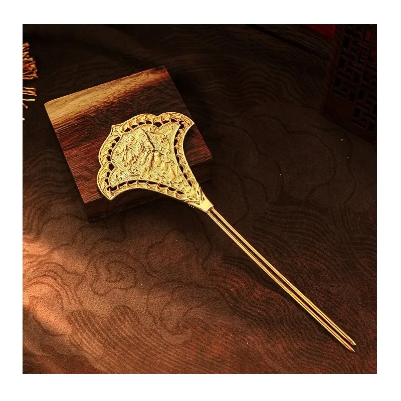 Copper-plated Chisel Restoration Tang Hairpin Hanfu Accessories Antique Jewelry Hairpin Wedding Bridal Headdress
Copper-plated Chisel Restoration Tang Hairpin Hanfu Accessories Antique Jewelry Hairpin Wedding Bridal Headdress