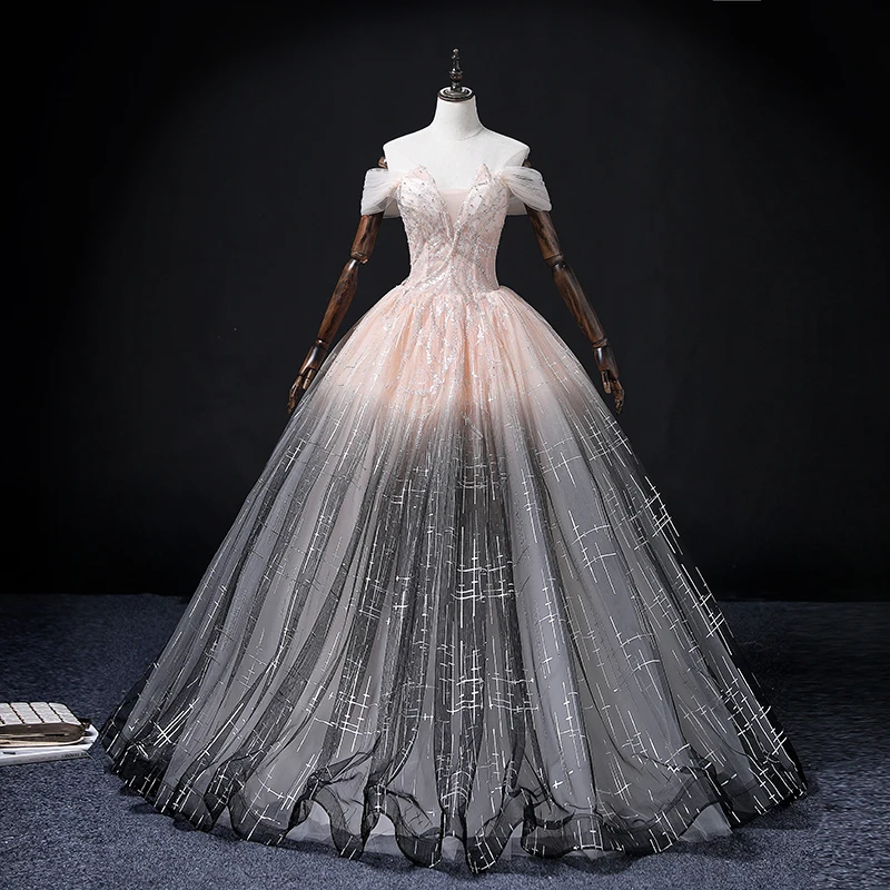 Mixing of powdery dust Quinceanera Dresses Off Shoulder Pink Flower Lace Beading One-shoulder
Mixing of powdery dust Quinceanera Dresses Off Shoulder Pink Flower Lace Beading One-shoulder