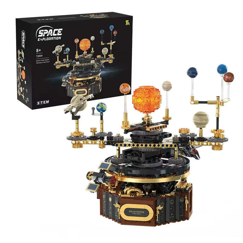 STEM Electric Rotating Universe Electric Solar System Light MOC Building Blocks Sun Earth Model Space Science Education Kid Toy
STEM Electric Rotating Universe Electric Solar System Light MOC Building Blocks Sun Earth Model Space Science Education Kid Toy
