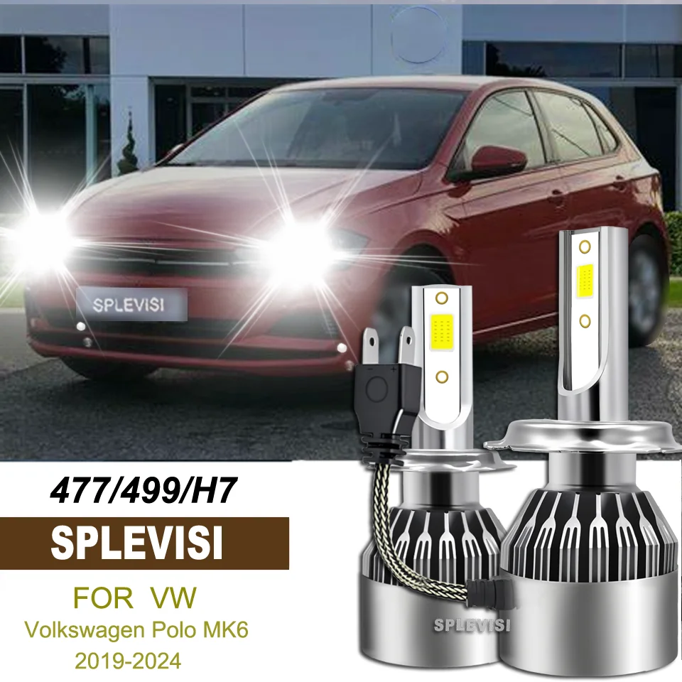 2x LED Headlamp HID White H7 Replacement Aluminum Car Lights For VW Volkswagen VW Polo MK6 2019 2020 2021 2022 2023 2024
2x LED Headlamp HID White H7 Replacement Aluminum Car Lights For VW Volkswagen VW Polo MK6 2019 2020 2021 2022 2023 2024