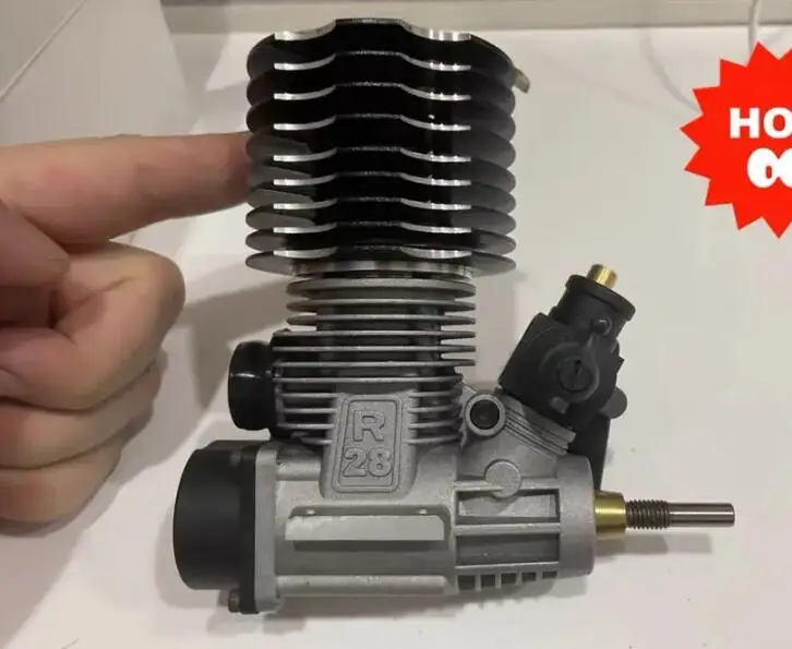 RC Car Competition Level Engine Taiwan original GO28 engine 28 class advanced engine 4.57CC Pull Starter
RC Car Competition Level Engine Taiwan original GO28 engine 28 class advanced engine 4.57CC Pull Starter