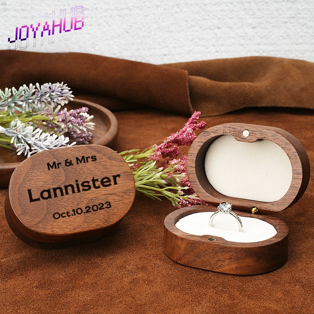 Custom Logo Luxury Wooden Jewelry Box-Magnetic Flip Lid Velvet Lining, Wedding Gift Packaging Engraved Lid Portable Display Case
Custom Logo Luxury Wooden Jewelry Box-Magnetic Flip Lid Velvet Lining, Wedding Gift Packaging Engraved Lid Portable Display Case