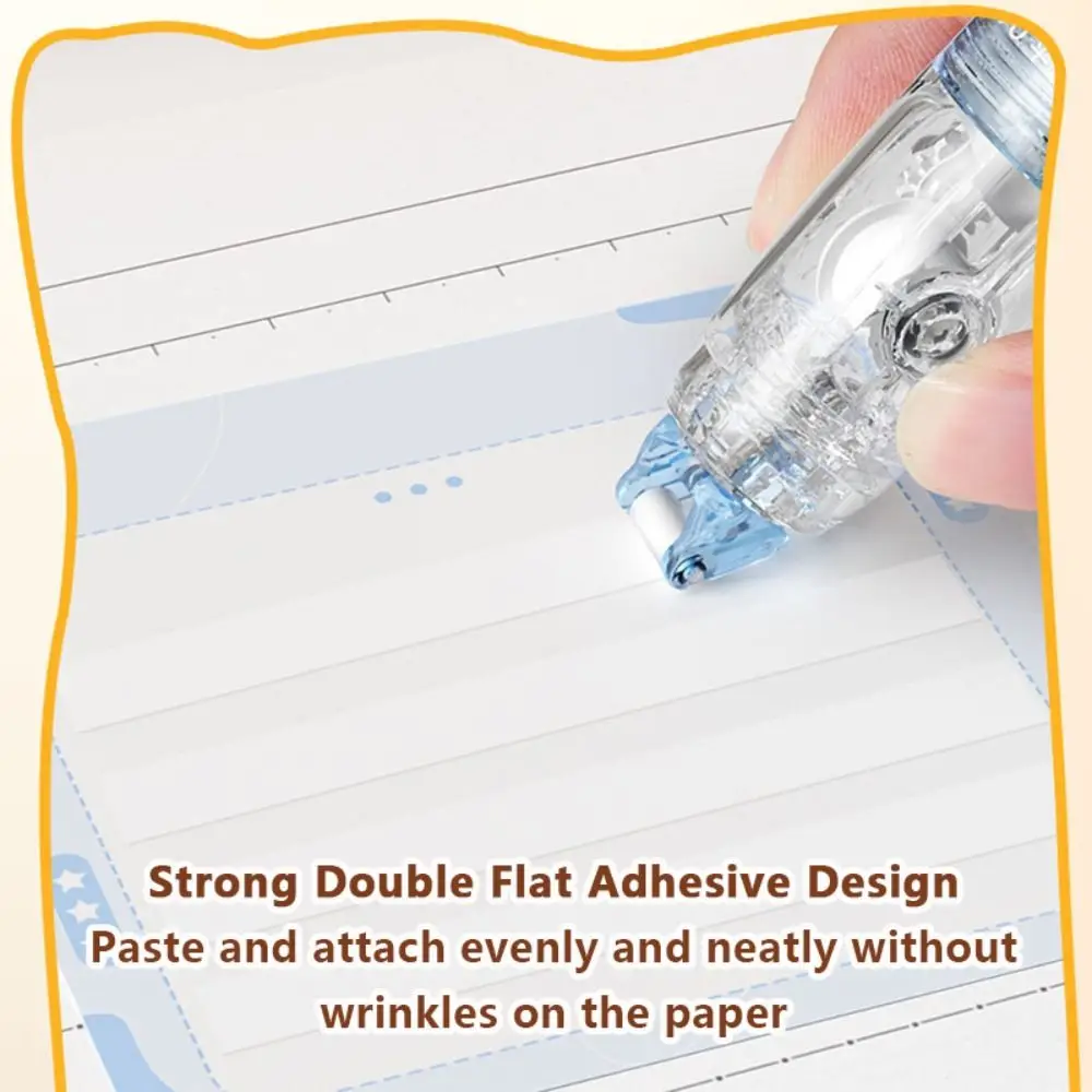Cartoon Rotary Type Glue Tape Pen Shape High Viscosity Glue Pen Double-sided Adhesive Tape Student
Cartoon Rotary Type Glue Tape Pen Shape High Viscosity Glue Pen Double-sided Adhesive Tape Student