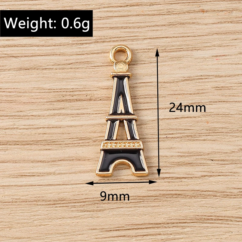 Tusember 10Pcs Enamel Alloy France Paris Eiffel Tower Charms For Pendant Vacation Earrings Bracelet Jewelry Making Accessories
Tusember 10Pcs Enamel Alloy France Paris Eiffel Tower Charms For Pendant Vacation Earrings Bracelet Jewelry Making Accessories