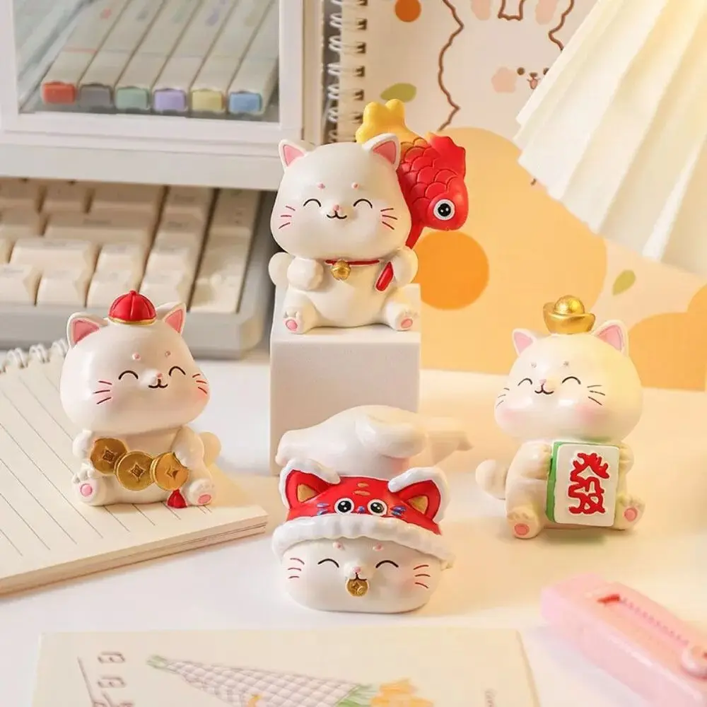 New Cartoon Lucky Cat Ornaments Resin Creative Cartoon Cat Statue Cute Animal Crafts Cat Miniature Figure Car Ornament
New Cartoon Lucky Cat Ornaments Resin Creative Cartoon Cat Statue Cute Animal Crafts Cat Miniature Figure Car Ornament