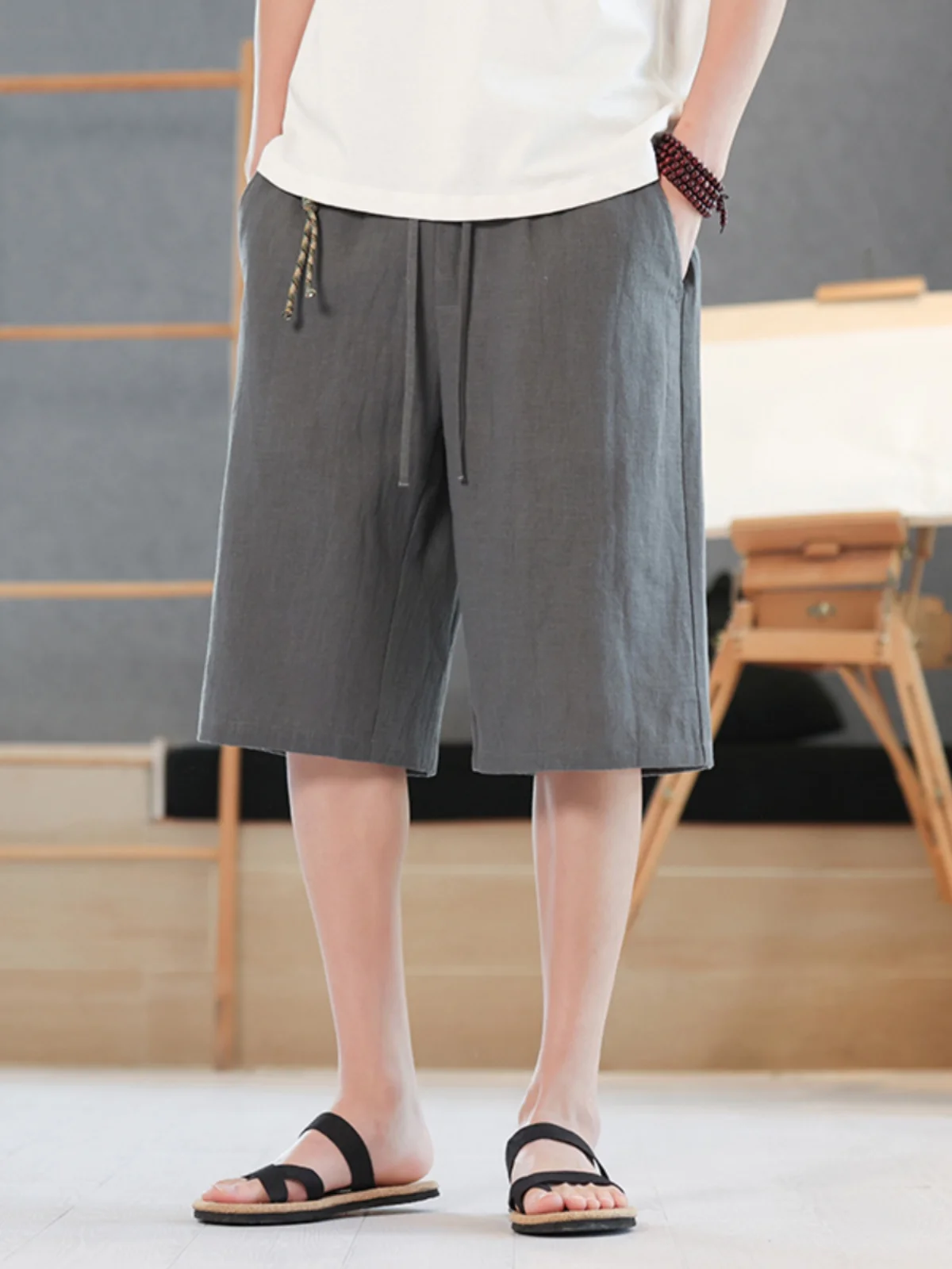 Мужские льняные шорты: летние, тонкие, свободные, из хлопка и льна, прямого кроя, широкие брюки, дышащие, удобные, повседневные шорты для молодежи
Мужские льняные шорты: летние, тонкие, свободные, из хлопка и льна, прямого кроя, широкие брюки, дышащие, удобные, повседневные шорты для молодежи