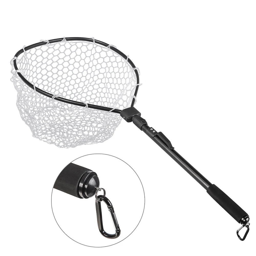 Fishing Net Aluminum Alloy 1.48ft-2.79ft Collapsible Fish Landing Net With Magnetic Release Carabiner Rubber Net
Fishing Net Aluminum Alloy 1.48ft-2.79ft Collapsible Fish Landing Net With Magnetic Release Carabiner Rubber Net