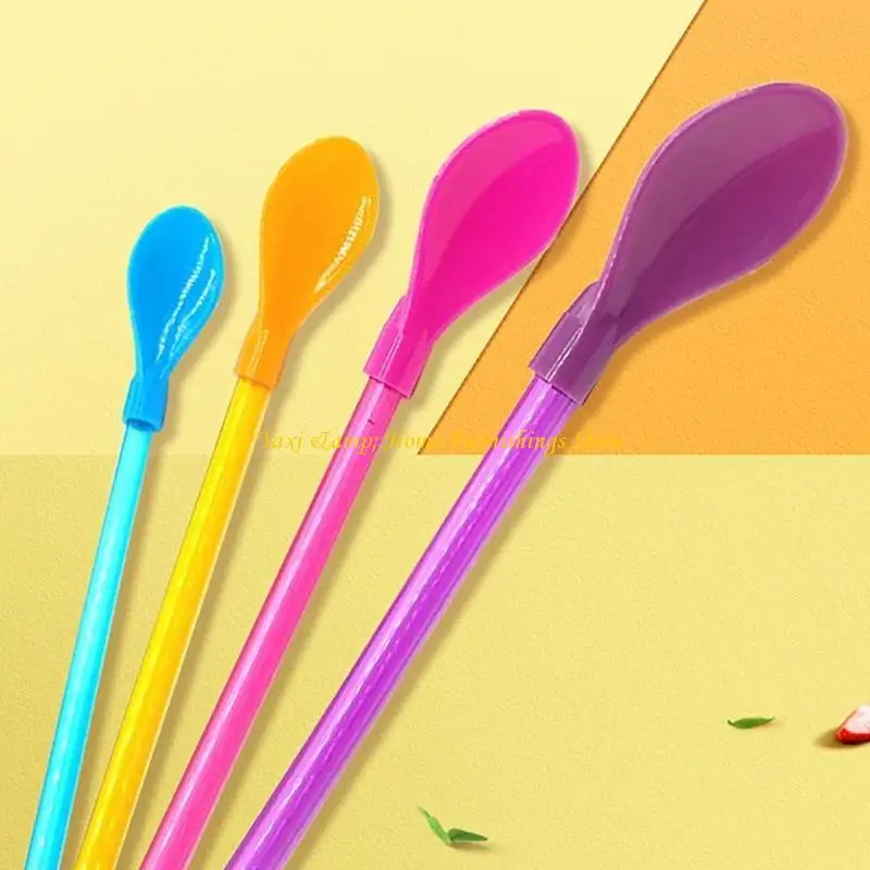 W8EA 12Pcs Functional Spoon Straw Accessory Practical Spoon Straws for Enjoy Thick Beverages and Ice Creams Float
W8EA 12Pcs Functional Spoon Straw Accessory Practical Spoon Straws for Enjoy Thick Beverages and Ice Creams Float