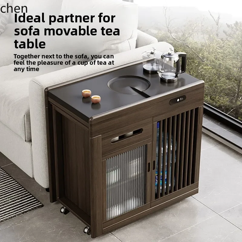 W5.19 Balcony Tea Table and Chair Set Solid Wood Tea Table Movable Extendable Small Apartment Tea Cart with Wheels for Home Use
W5.19 Balcony Tea Table and Chair Set Solid Wood Tea Table Movable Extendable Small Apartment Tea Cart with Wheels for Home Use