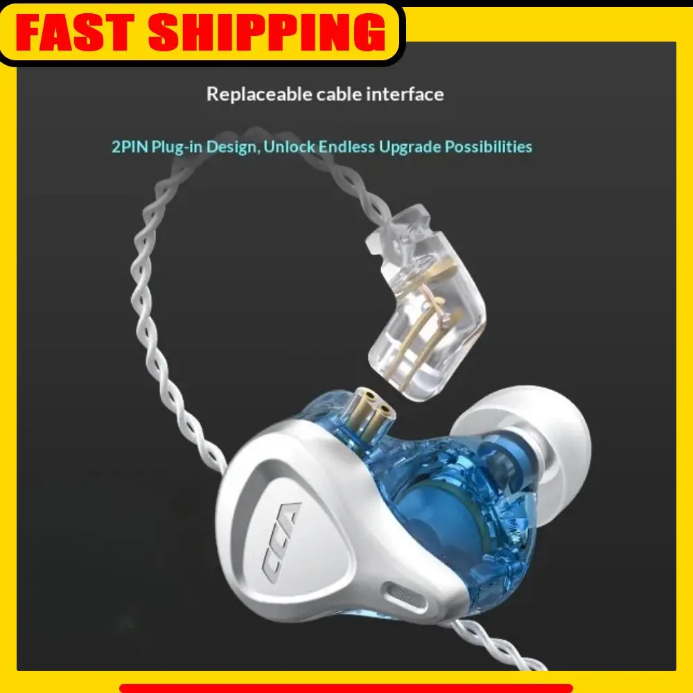 CCA CSN Earphones Wired HiFi Stereo Bass Sound Hybrid 1DD+1BA Driver Gaming Headset 2Pin Detachable Cable In Ear Headphones
CCA CSN Earphones Wired HiFi Stereo Bass Sound Hybrid 1DD+1BA Driver Gaming Headset 2Pin Detachable Cable In Ear Headphones