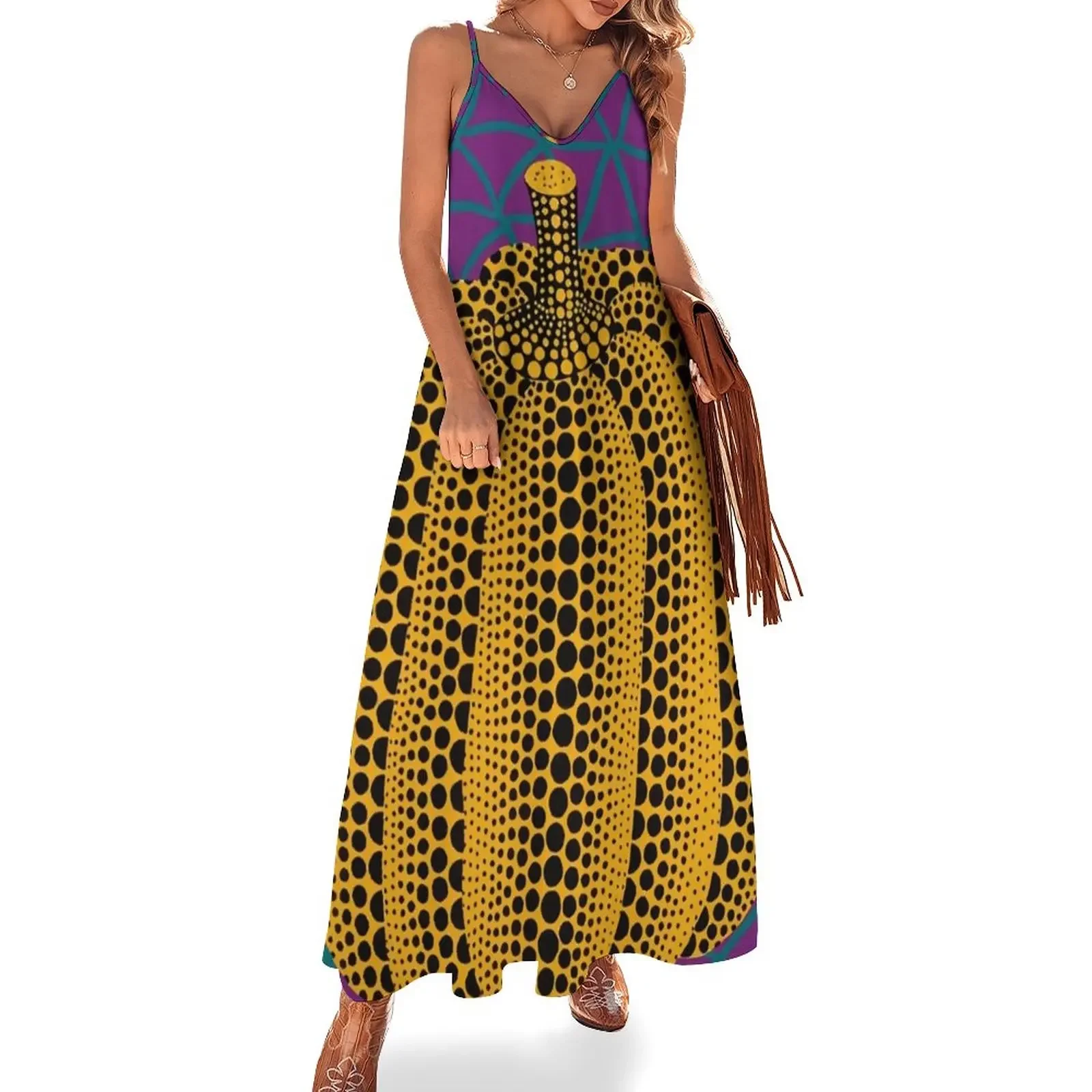 Yayoi Kusama - Midnight Pumpkin Sleeveless Dress dress party evening elegant luxury celebrity chic and elegant evening dress
Yayoi Kusama - Midnight Pumpkin Sleeveless Dress dress party evening elegant luxury celebrity chic and elegant evening dress