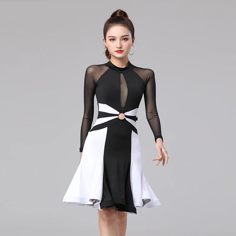 Latin Dance Performance Dress For Women Long Sleeve Tango Rumba Competition Dress Autumn Samba ChaCha Practice Dancewear YS4370
Latin Dance Performance Dress For Women Long Sleeve Tango Rumba Competition Dress Autumn Samba ChaCha Practice Dancewear YS4370