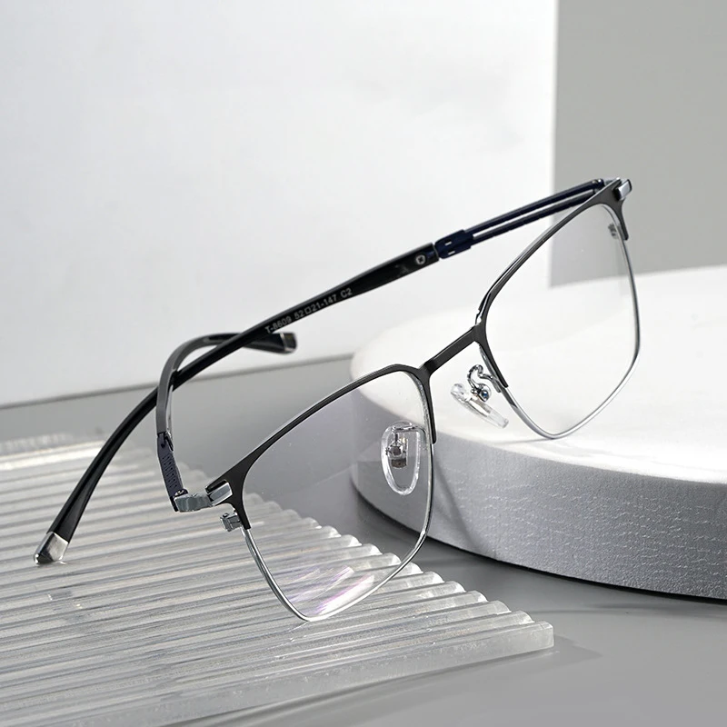 Pure Titanium Glasses Frame with Recipe Men Business Style Fashion Male High Quality Eyeglasses Prescription Man Style T8609T
Pure Titanium Glasses Frame with Recipe Men Business Style Fashion Male High Quality Eyeglasses Prescription Man Style T8609T