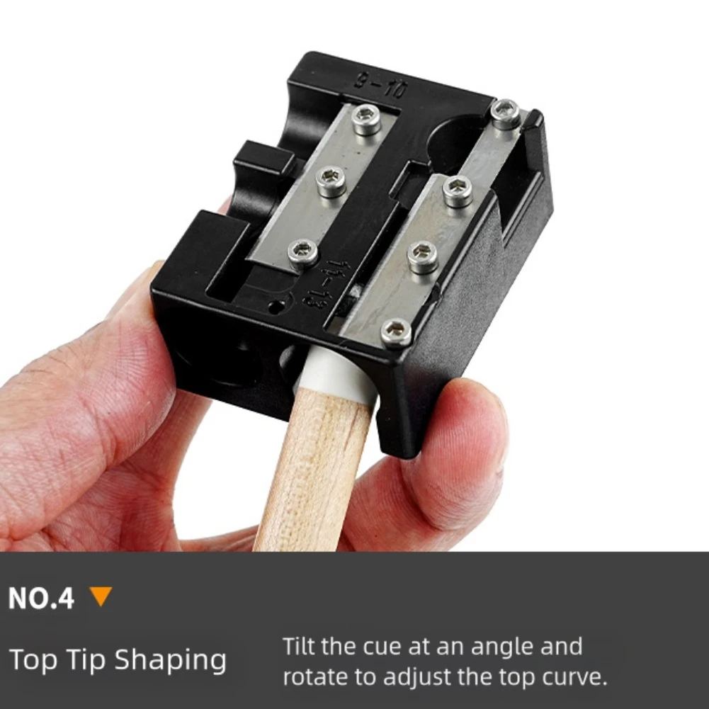 Инструмент для формирования наконечника бильярдного кия 7 в 1, триммер для обслуживания бильярдного кия для точной формирования и очистки наконечников
Инструмент для формирования наконечника бильярдного кия 7 в 1, триммер для обслуживания бильярдного кия для точной формирования и очистки наконечников