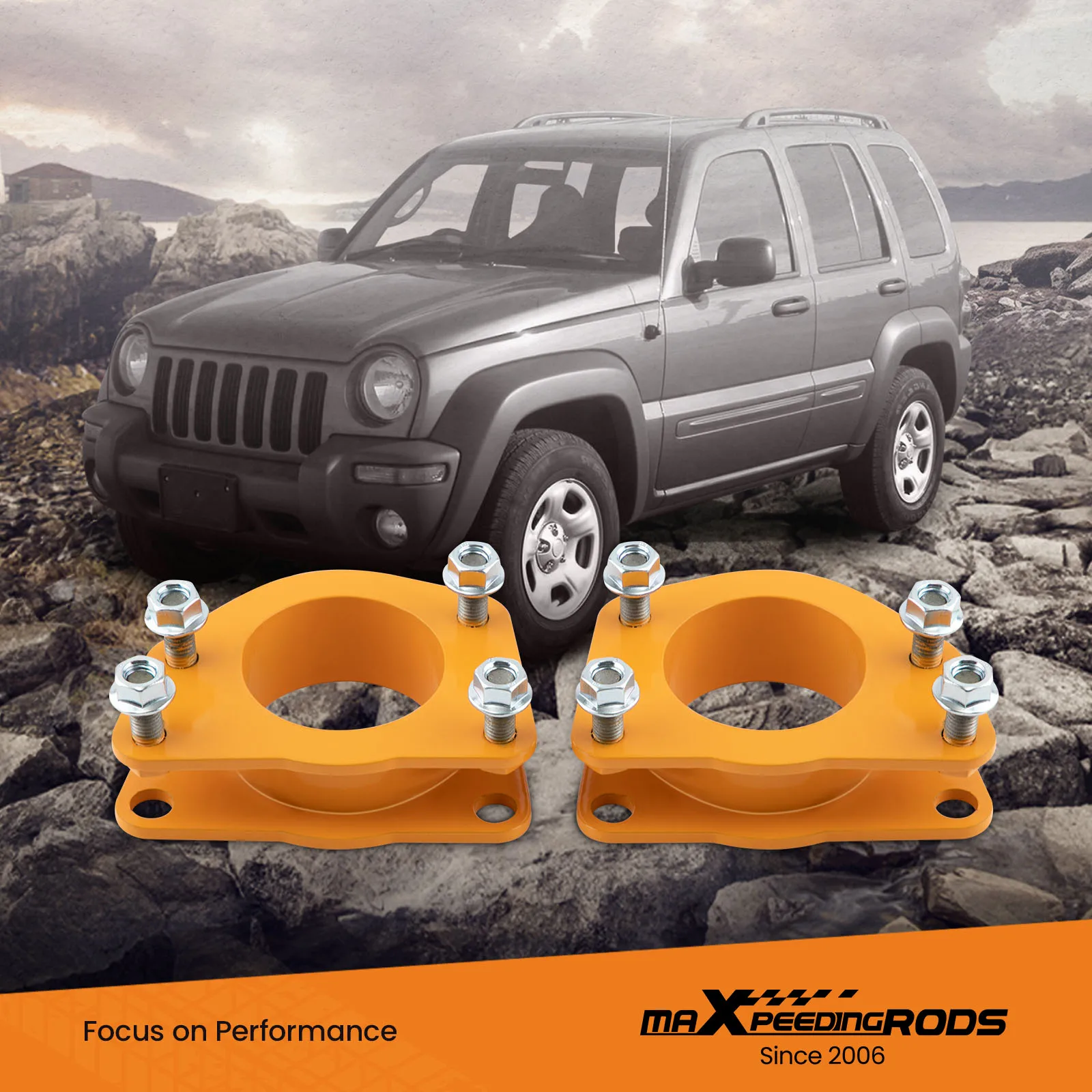 2 inch Front Leveling Lift Kit For Jeep Liberty KK KJ 2WD 4WD 2002-2012
2 inch Front Leveling Lift Kit For Jeep Liberty KK KJ 2WD 4WD 2002-2012