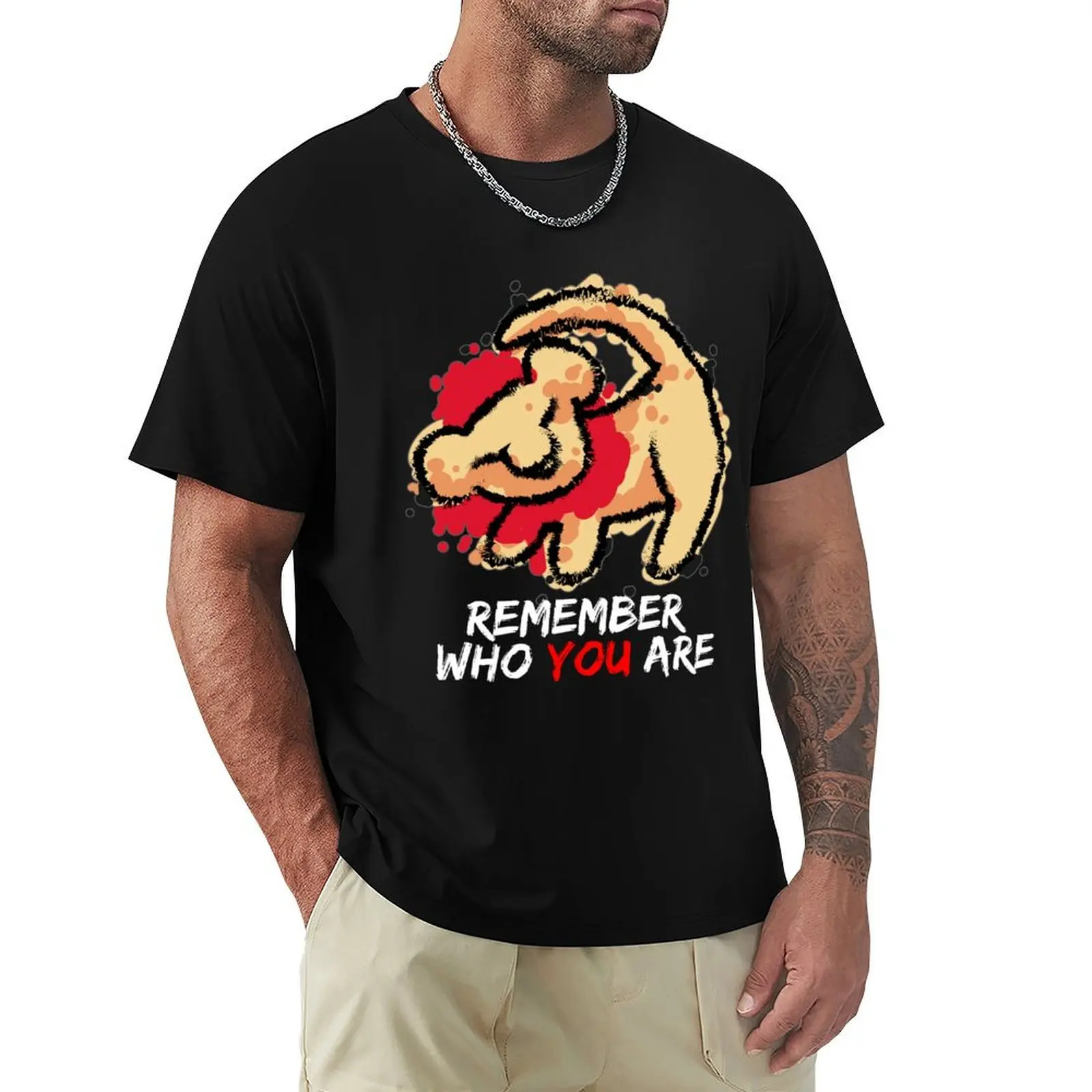 REMEMBER WHO YOU ARE lion baby lioness king T-Shirt anime figures designer shirts anime shirts men
REMEMBER WHO YOU ARE lion baby lioness king T-Shirt anime figures designer shirts anime shirts men