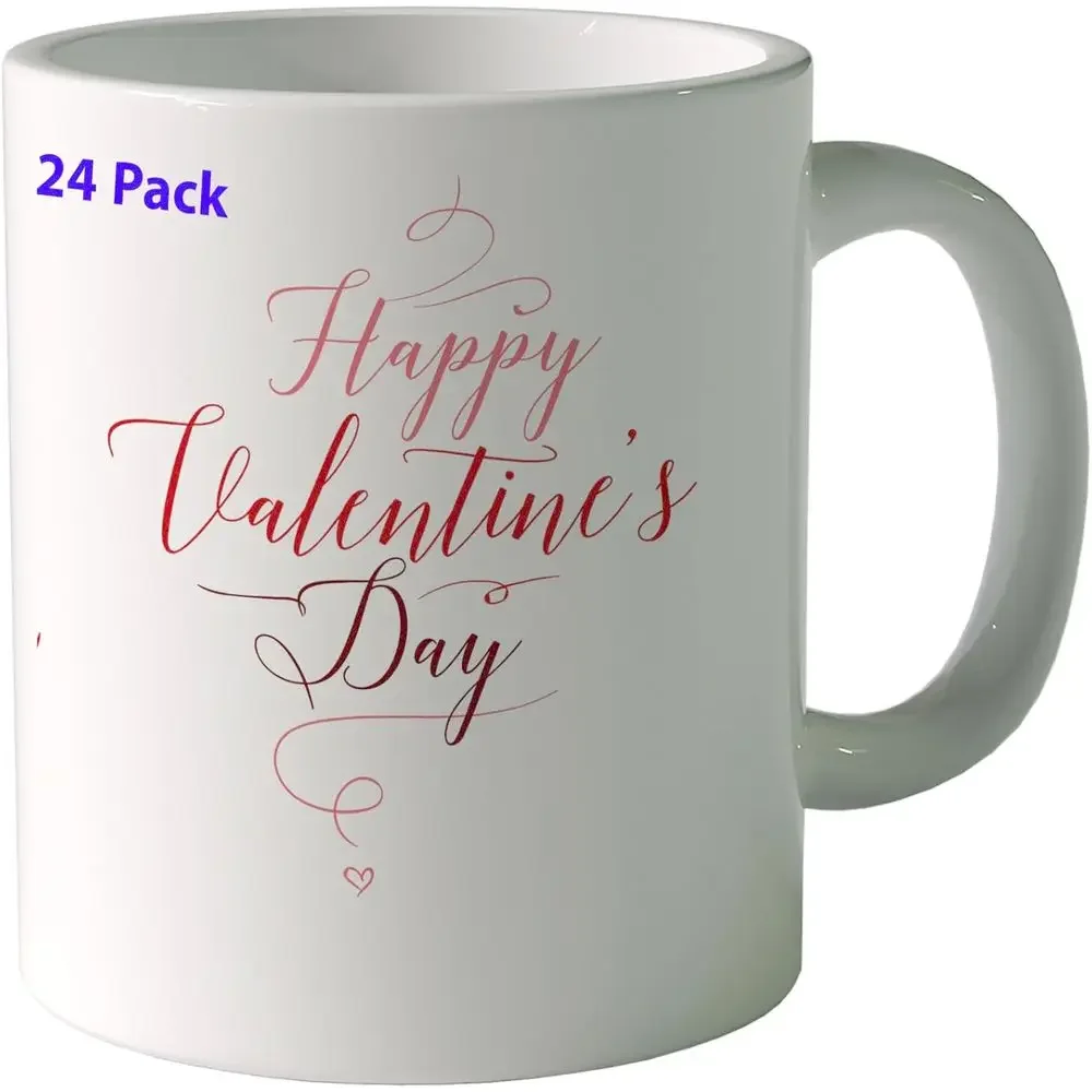 Valentine Ceic Mug 11 Ounce Coee Cup Individually Boxed Love Theme 14 (Set o 24)
Valentine Ceic Mug 11 Ounce Coee Cup Individually Boxed Love Theme 14 (Set o 24)