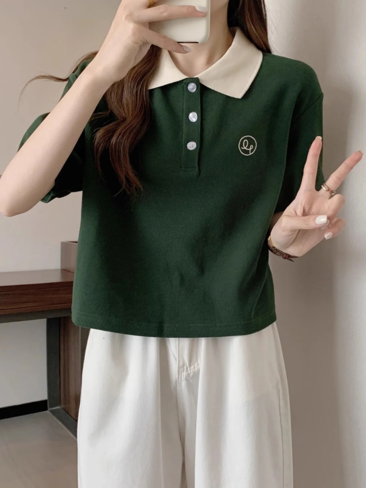 2025 Loose ort Sve Ne T-irt for Girls Summer New Sle High And Middle School Students Cute Sle Body Covering or
2025 Loose ort Sve Ne T-irt for Girls Summer New Sle High And Middle School Students Cute Sle Body Covering or