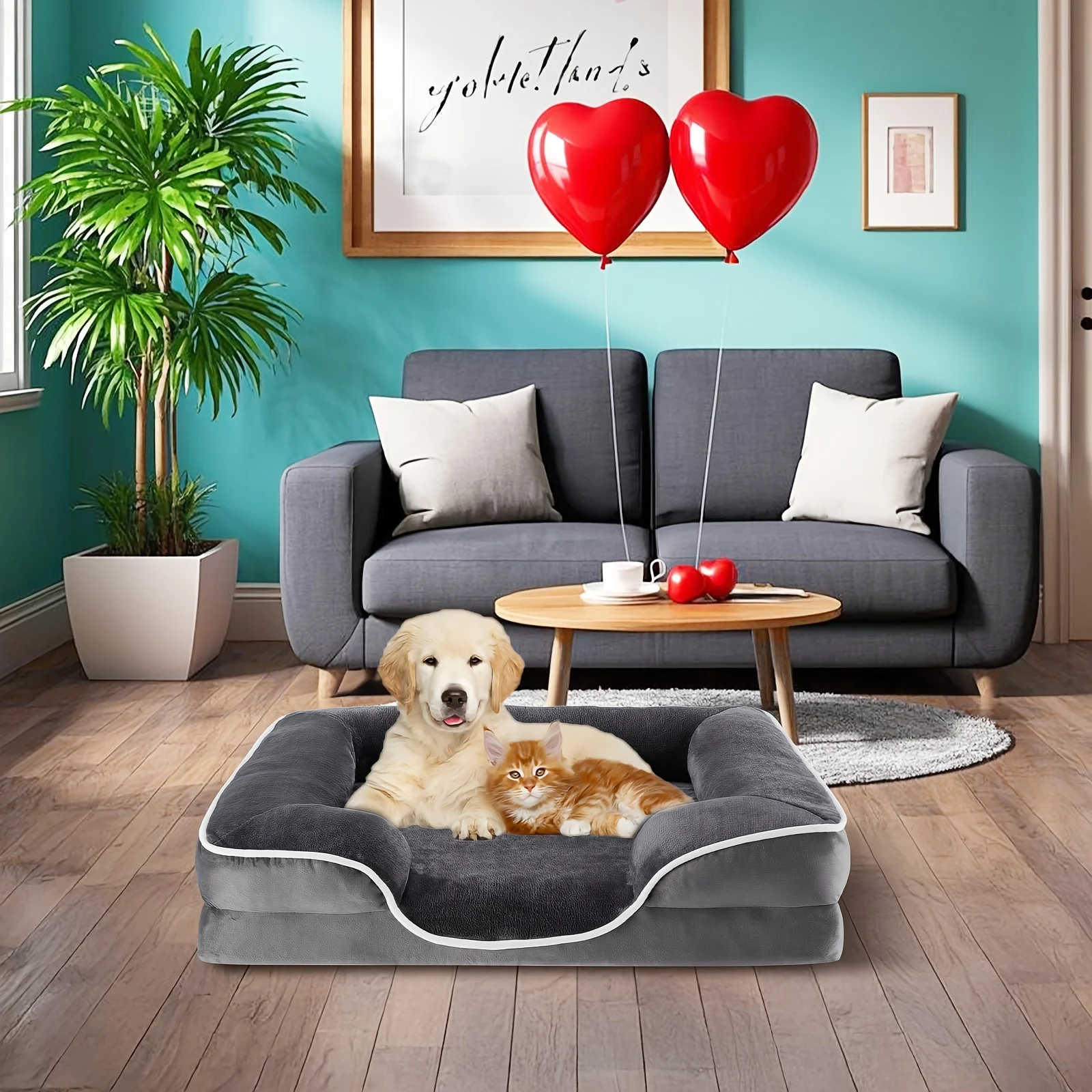 24"/28" Deluxe Square Dog Bed In 4 Sizes for Small to Large Dogs - Large Washable Sofa Bed with Supportive Foam, Removable And Washable Cover, High Quality Lining And Non-slip Bottom
24"/28" Deluxe Square Dog Bed In 4 Sizes for Small to Large Dogs - Large Washable Sofa Bed with Supportive Foam, Removable And Washable Cover, High Quality Lining And Non-slip Bottom