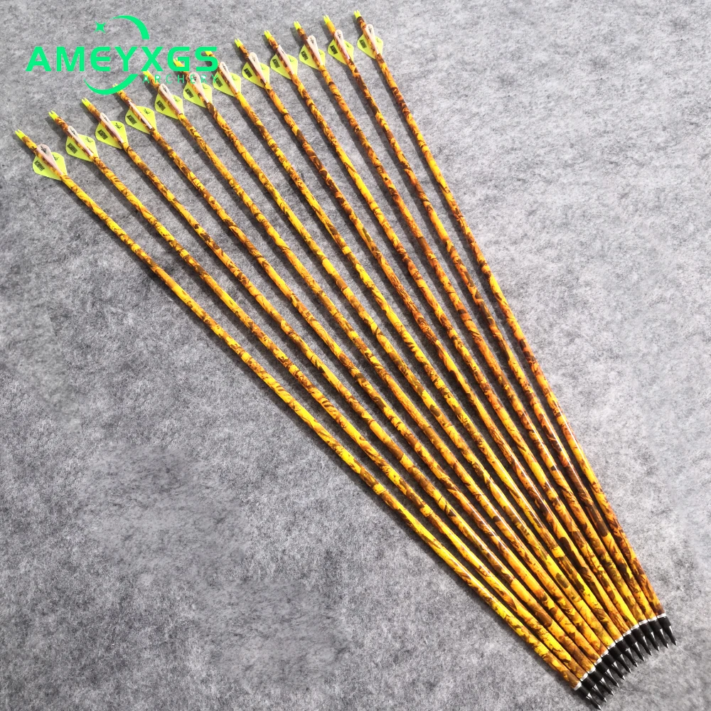 Mixed Carbon Arrows Recurve Compound Outdoor Bow, Hunting Shooting Accessories, ID 6.2mm Spine 500, 6 Pcs, 12 Pcs, 24Pcs, 31.6''
Mixed Carbon Arrows Recurve Compound Outdoor Bow, Hunting Shooting Accessories, ID 6.2mm Spine 500, 6 Pcs, 12 Pcs, 24Pcs, 31.6''