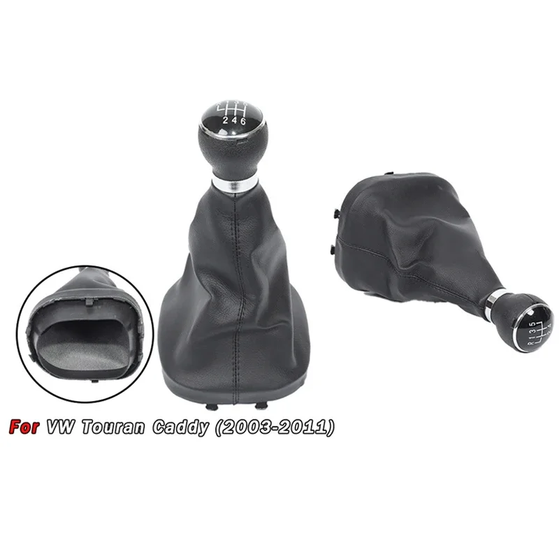 5/6 Speed Integrated Gear Shift Knob & Dust Boot for VW Touran Caddy 2003-2011 - Transmission Lever Gaiter, Durable Accessories
5/6 Speed Integrated Gear Shift Knob & Dust Boot for VW Touran Caddy 2003-2011 - Transmission Lever Gaiter, Durable Accessories