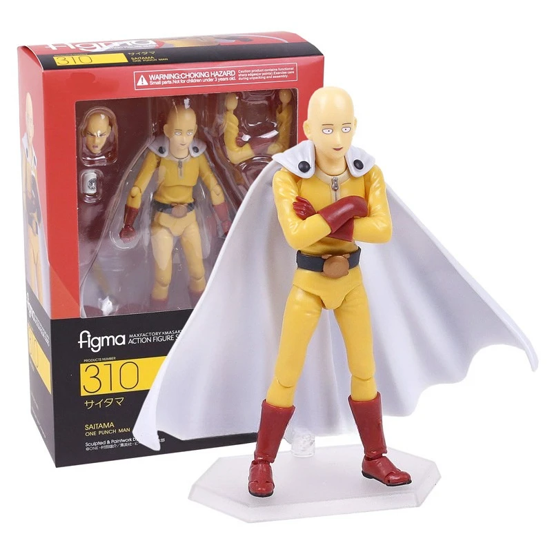 Figma 310 ONE PUNCH-MAN Saitama Action Figure PVC Anime Collection 15cm Bald Head Saitama Movable Figurine Model Toys for Gifts
Figma 310 ONE PUNCH-MAN Saitama Action Figure PVC Anime Collection 15cm Bald Head Saitama Movable Figurine Model Toys for Gifts