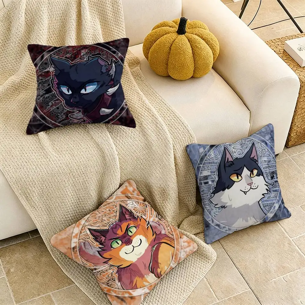 Cartoon Cute W-Warrior Cats Pillow Case for Sofa Living Room Home office Decor Protective Cover
Cartoon Cute W-Warrior Cats Pillow Case for Sofa Living Room Home office Decor Protective Cover